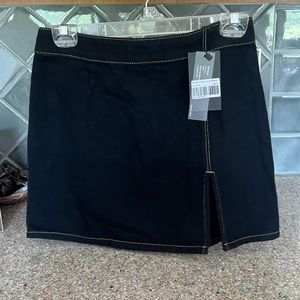 Lioness the Lola mini skirt dark wash denim, nwt
